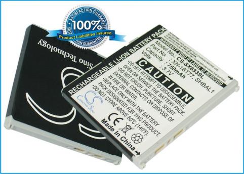 Batería para teléfono sharp 770sh 705sh wx t81 sx633 v770sh sx633a v705sh