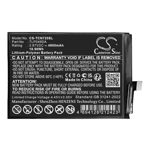 Batería para teléfono tcl nxtpaper 5g