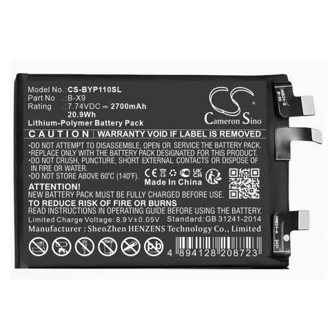 Bateria  vivo b-x9 iqoo 11 pro