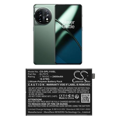 Bateria telefono oneplus oneplus 11