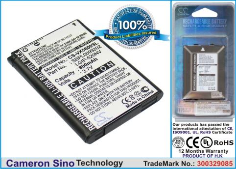 Bateria  lg lgip 520nv