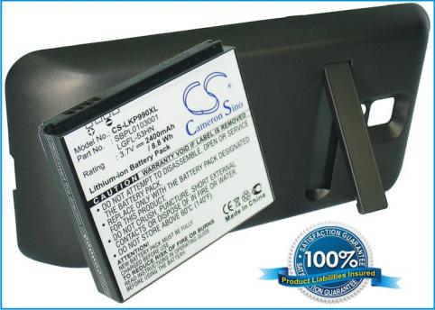 Bateria  lg haute capacitée p990 optimus 2x optimus speed star p999 g2x p920 op