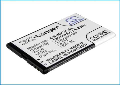 Batería para teléfono nokia refc bp 3l