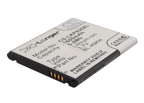Batería para teléfono lg optimus lte lu6200 su640 nitro hd p930