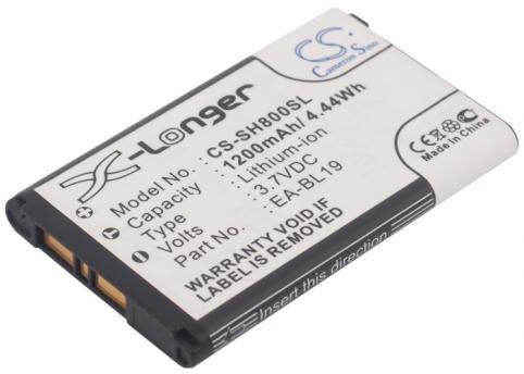 Bateria telefono sharp sh800