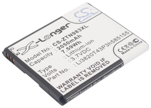 Batería para teléfono zte n983