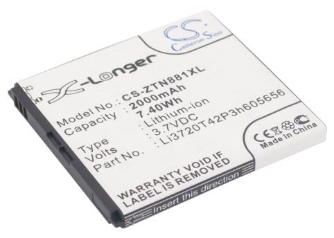 Bateria  zte li3720t42p3h605656