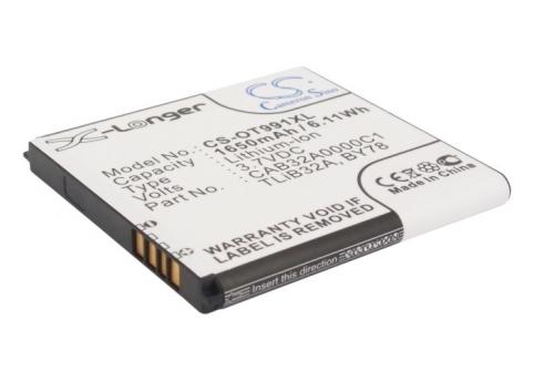 Batería para teléfono alcatel tlib32a ot 991d