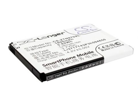 Batería para teléfono zte refc li3717t43p3h494650
