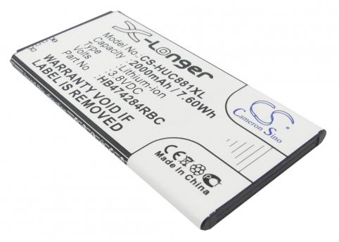 Batería para teléfono huawei hb474284rbc c8816