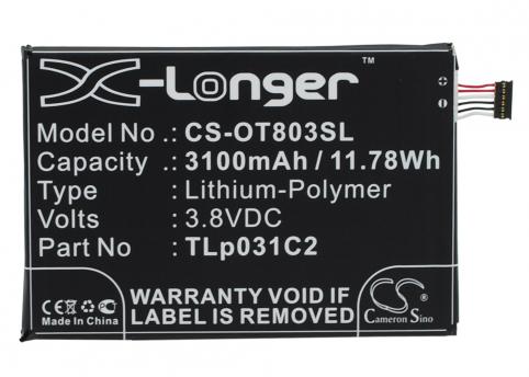 Bateria  orange tlp031c2