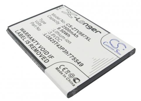 Bateria  zte haute capacitée li3825t43p3h775549 v987