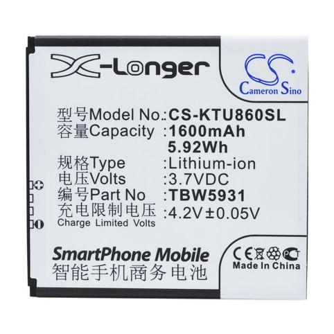 Bateria telefono k touch e616