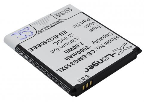 Batería para teléfono samsung refc eb bg355bbe