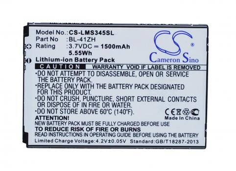 Batería para teléfono lg refc bl 41zh