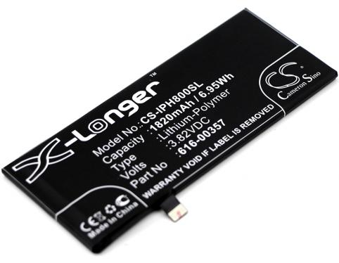 Batería para teléfono apple 616 00357 iphone 8