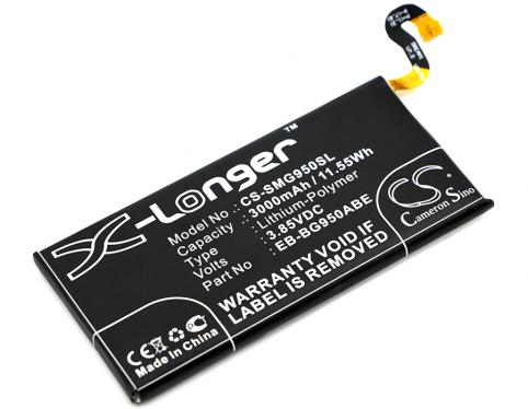 Batería para teléfono samsung eb bg950abe galaxy s8