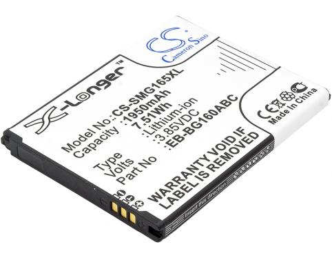 Batería para teléfono samsung eb bg160abc galaxy folder 2