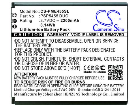 Bateria telefono prestigio psp5455 duo