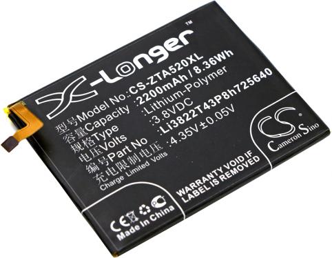 Bateria  zte li3822t43p8h725640 blade a510