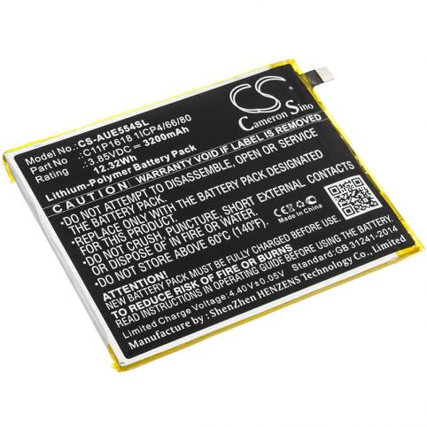 Batería para teléfono asus c11p1618 1icp4 66 80 ze554kl