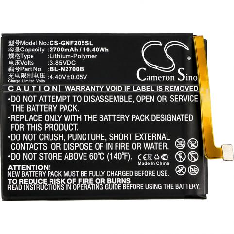 Bateria telefono gionee f205