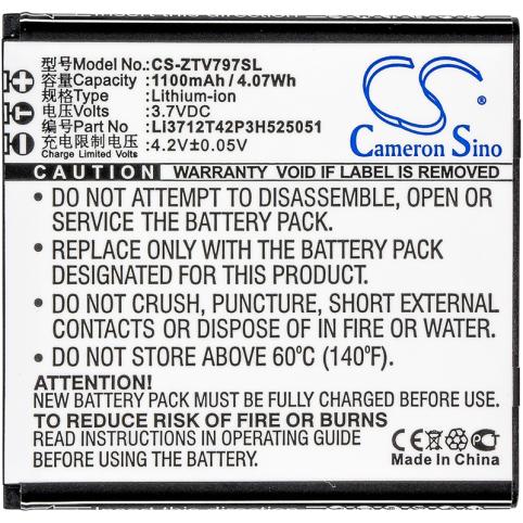 Bateria  zte li3712t42p3h525051