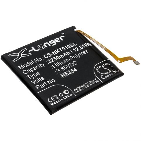 Batería para teléfono nokia he354 9 pureview
