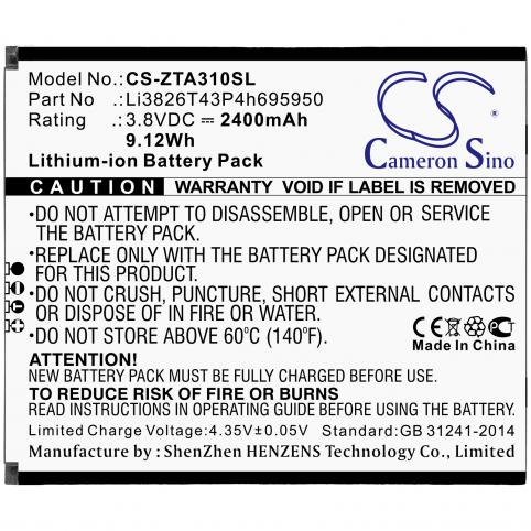 Batería para teléfono zte li3826t43p4h695950 blade a3 2020