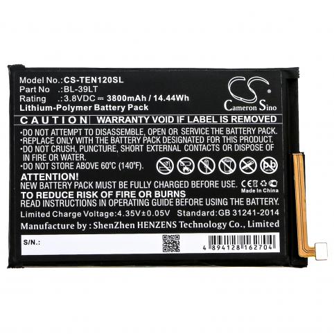 Bateria  tecno bl 39lt