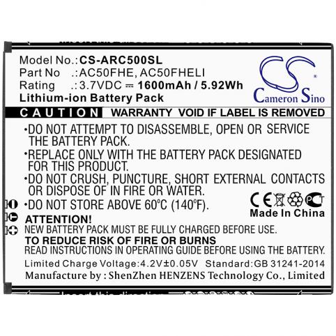 Bateria telefono archos gx395872