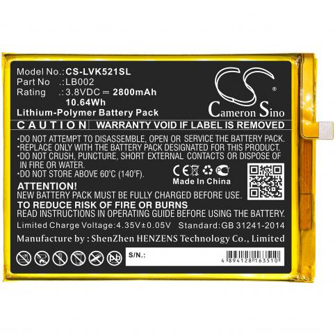 Bateria telefono lenovo k520t pro