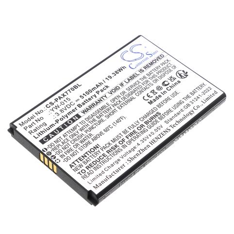 Batería para pax yw 015 a77