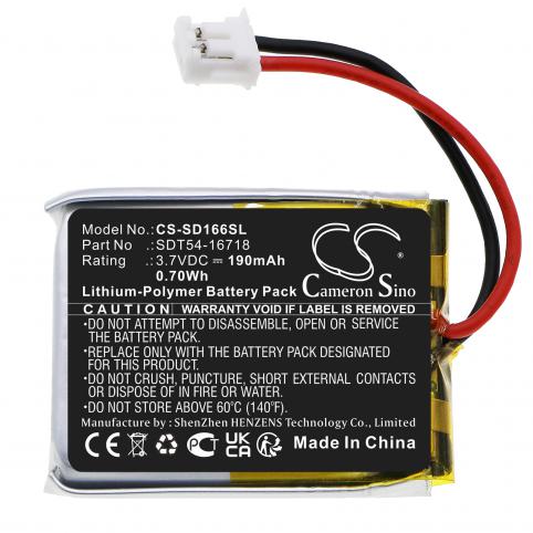Batería para sportdog sdt54 16718 yardtrainer yt 100 c