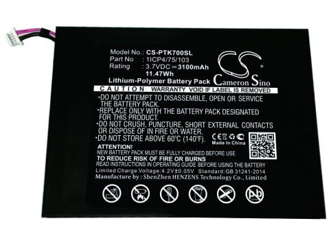 Bateria libro electronique pocketbook a7