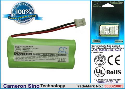 Batería para siemens v30145 k1310 x383 gigaset a120