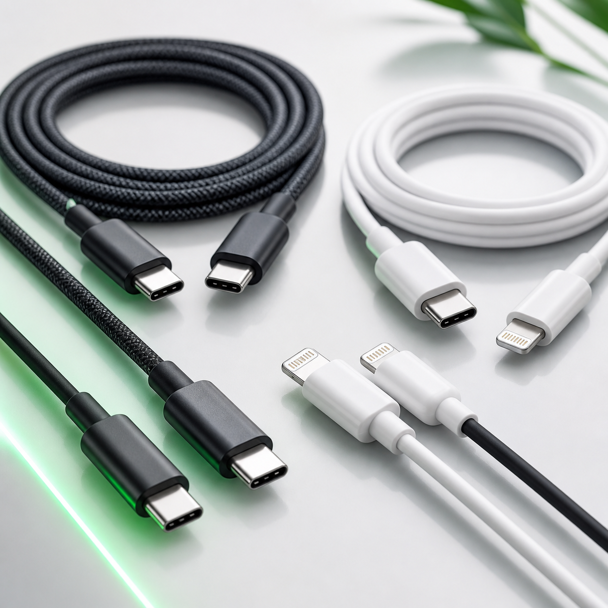 Cargadores USB-C y Lightning